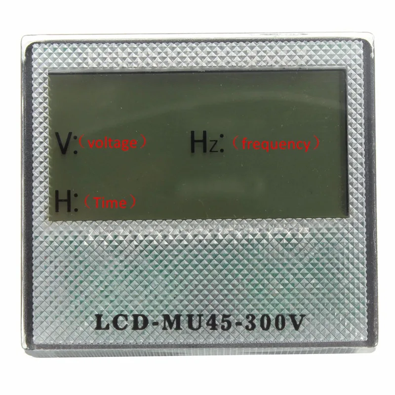 AC 80-300 в 3 в 1 ЖК-вольтметр переменного тока Herz тестер счетчик часов вольтметр переменного тока тестер частоты таймер 40,0-70,0 Гц для генератора