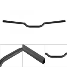 22 мм Диаметр алюминиевый сплав ретро мотоцикл модифицированный руль черный мотоцикл части мотоцикл руль