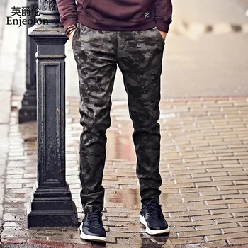 

Enjeolon brand spring sweatpants men long trousers casual pants for men army green fashion 3XL Causal long pants men K6251