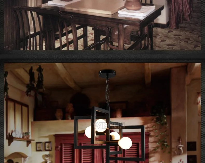Ретро промышленный подвесной светильник Лофт подвесные светильники ресторан столовой кафе гостиная склад исследование подвесной светильник головной светильник