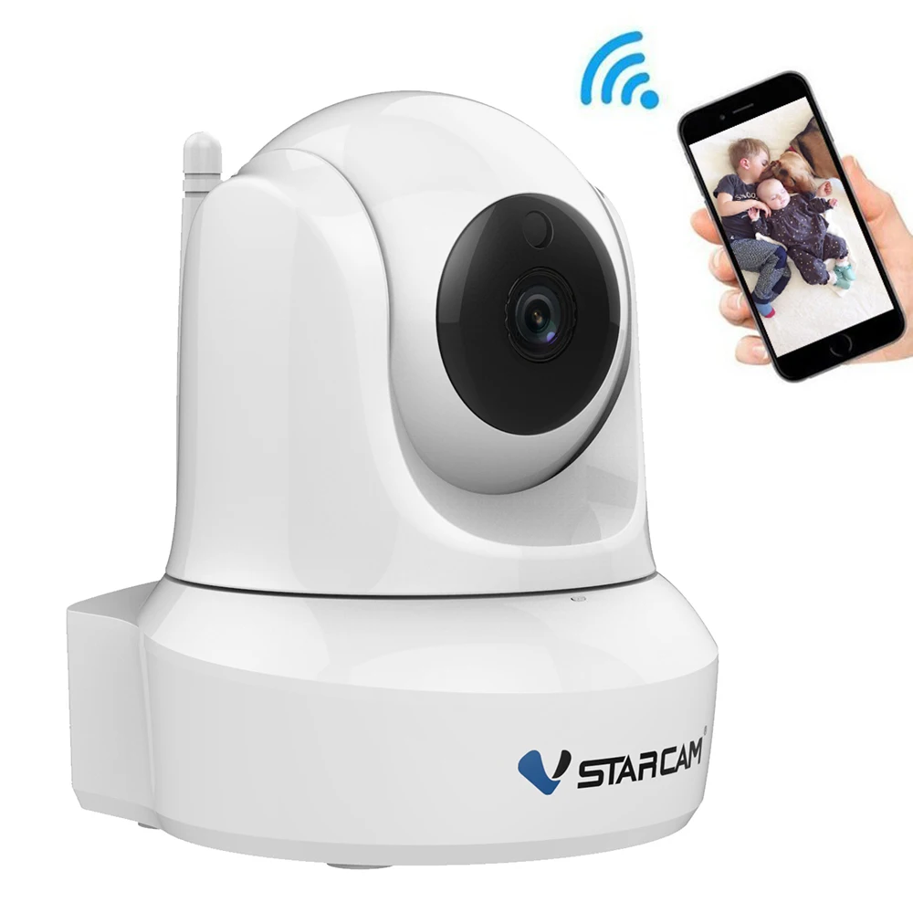 

VStarcam HD Wireless IP Camera Night Vision 2 Way Audio TF Card Slot Surveillance Security Indoor CCTV Web Cam Baby Monitor