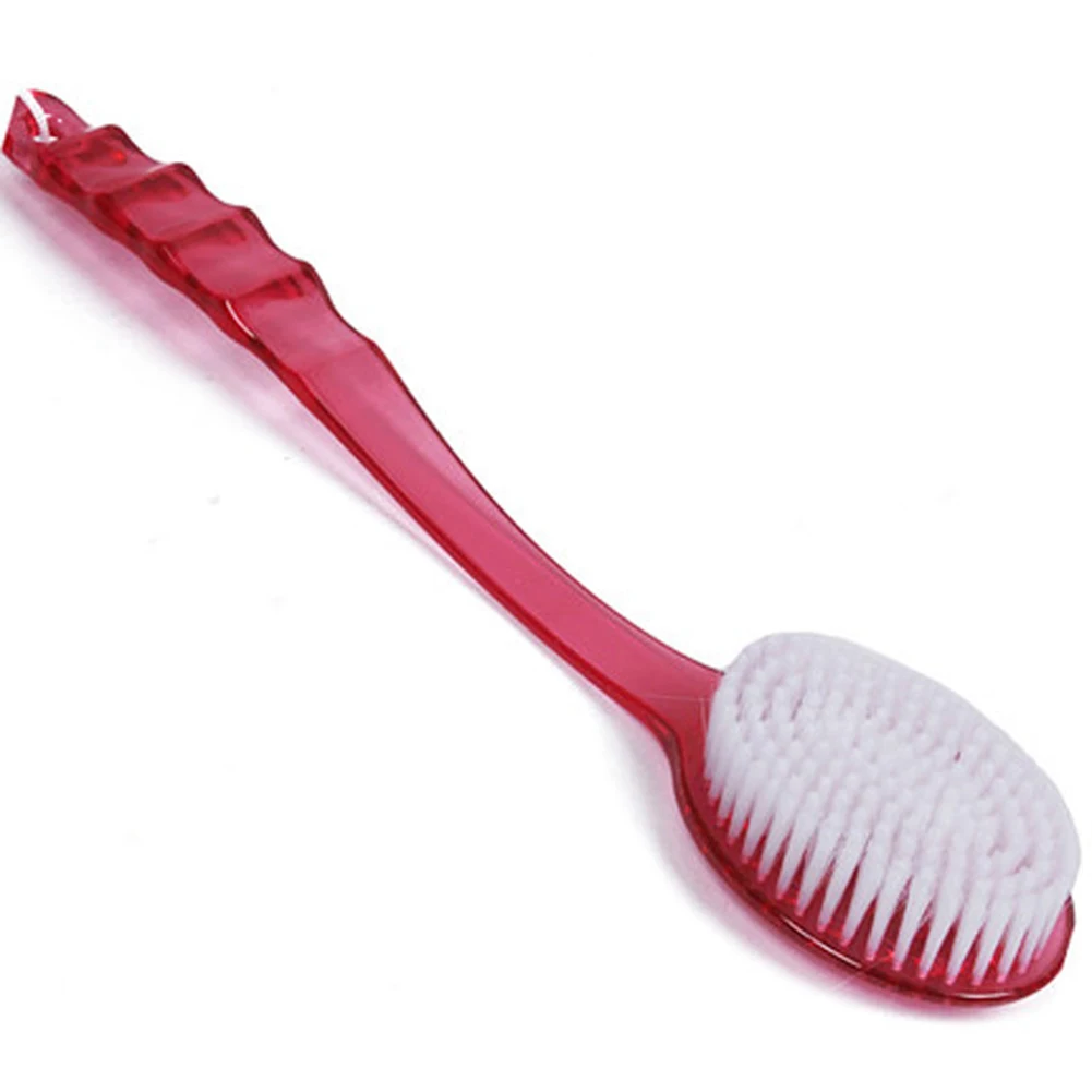 3 Colors Long Handle Bath Brush Shower Scrubber Massager Bathroom Tool | Обустройство дома