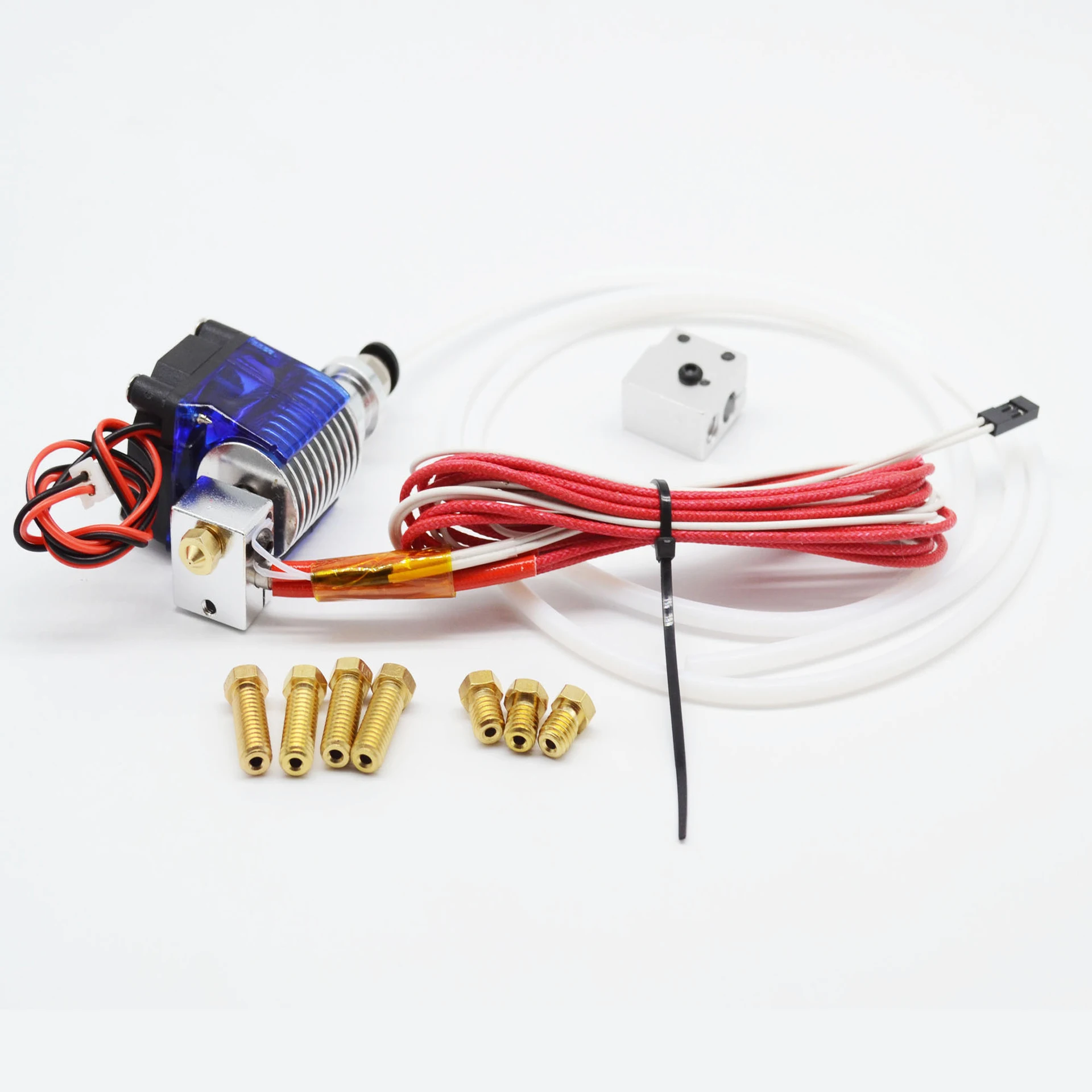 3D принтер Bowden e3d V6 remote J head Hotend Печатная головка экструдер с охлаждающим