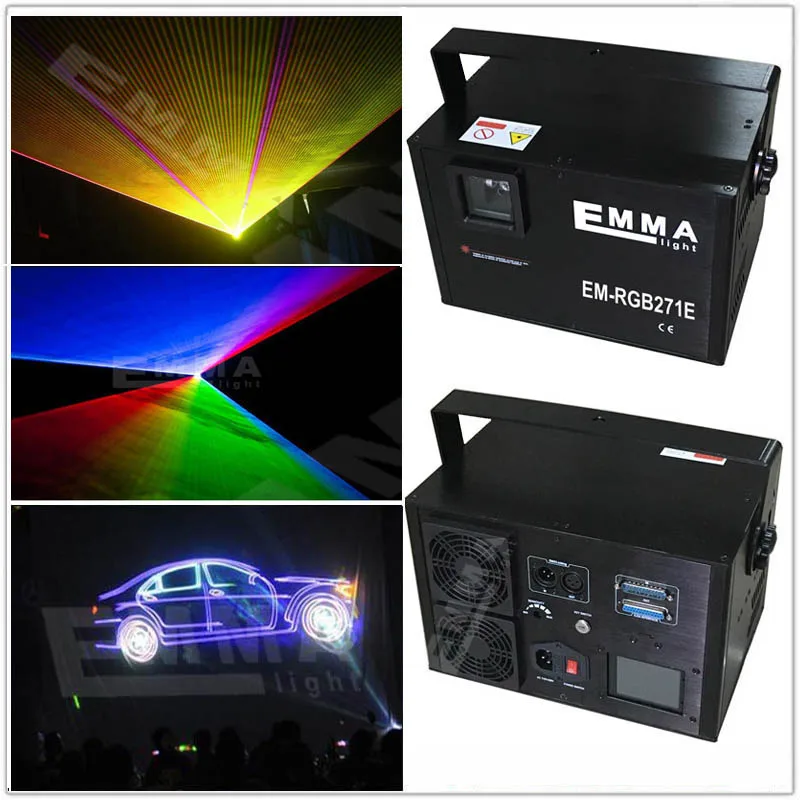 5w high power outdoor advertising laser projector ,full color laser