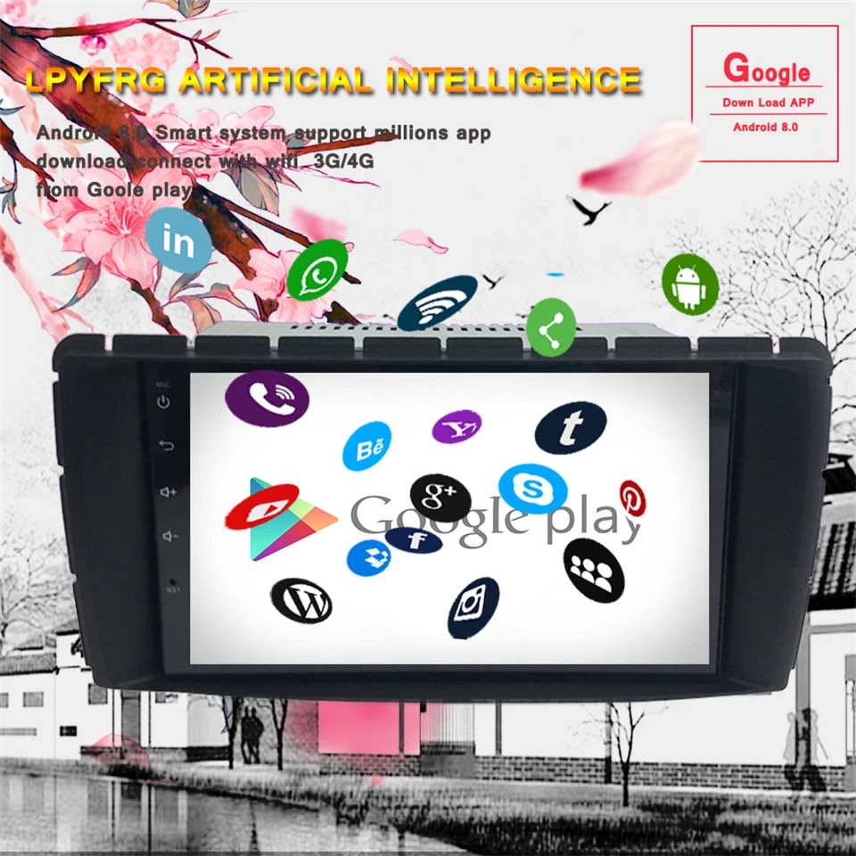 Excellent 1 DIN 7 inch Android 8.1 Octa Core Fit TOYOTA Hilux 2012 2013 2014 Car DVD Player Navigation GPS Radio Multimedia Head Unit 5