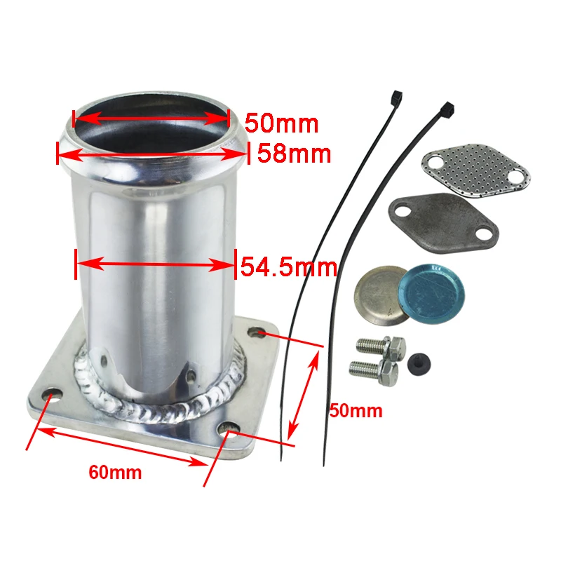 ALUMINUM EGR Delete Kit / EGR REMOVAL KIT BLANKING BYPASS FOR BMW<br /> E46 318d 320d 330d 330xd 320cd 318td 320td VR EGR07-in Exhaust Gas <br />Recirculation Valve from Automobiles 