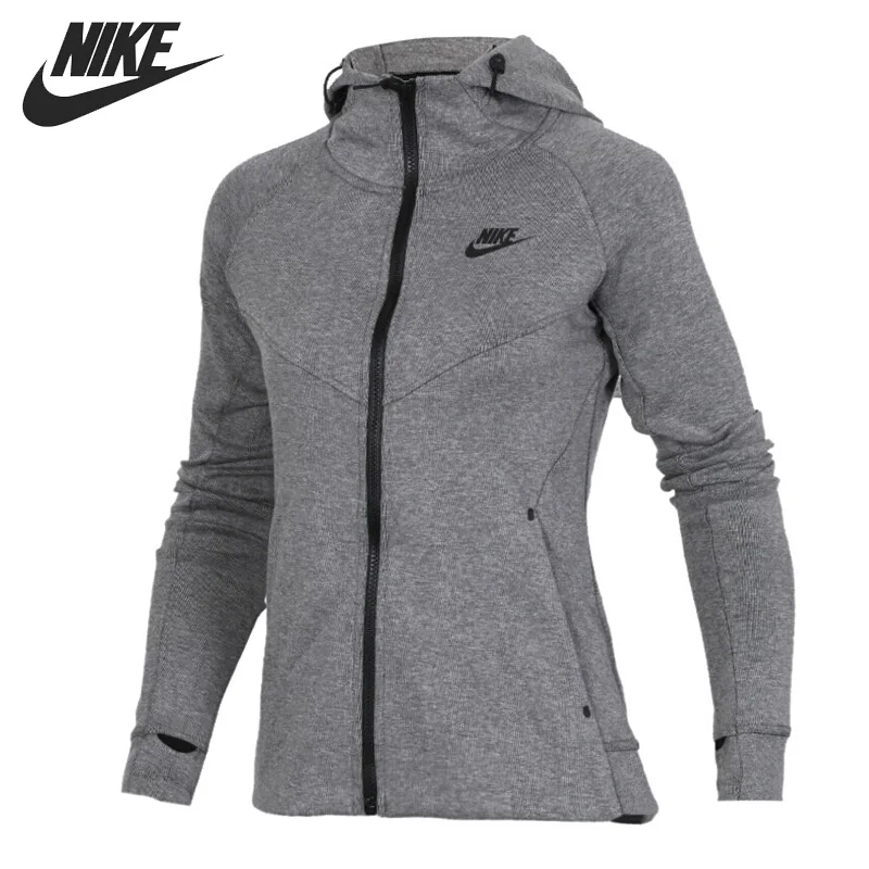 Оригинальное новое поступление NIKE AS W NSW TCH FLC толстовка с капюшоном Женская куртка