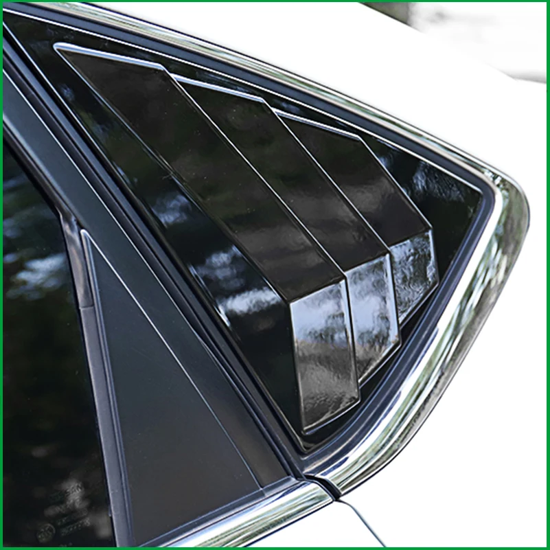 Для Nissan Sentra / Sylphy Sedan 2014 2018 ABS задние боковые оконные жалюзи рама наклейка