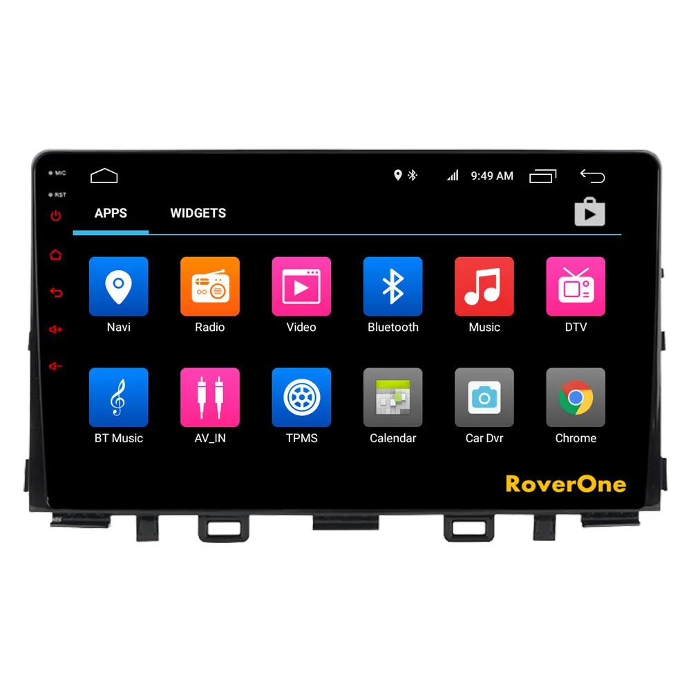 Sale RoverOne Android 9.0 Octa Core Rio Car Radio GPS For Kia Rio 2017 2018 Touchscreen Multimedia Player Stereo Rio Head Unit 7