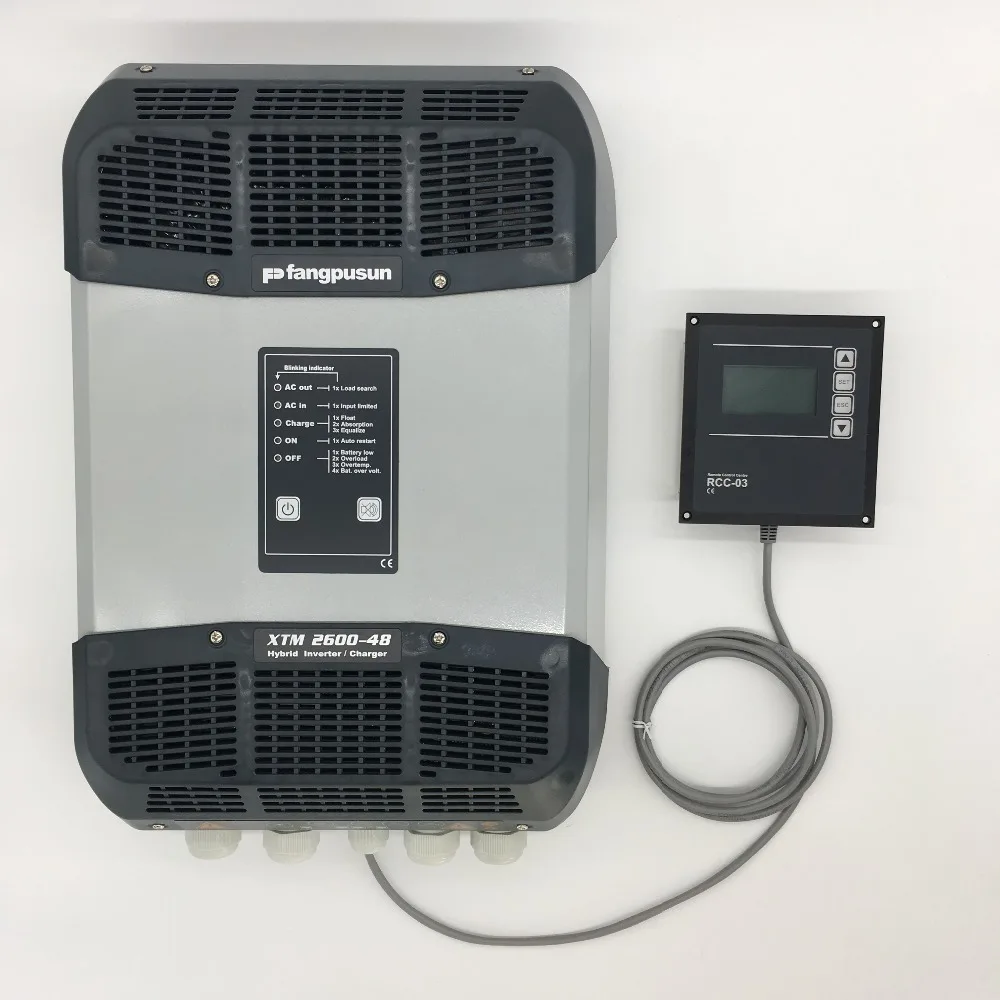 

Hybrid inverter charger XTM2600-48 Input 38v to 68v Output 110V 120V 220V 230V
