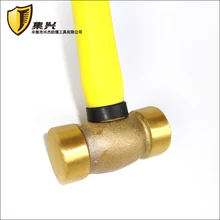 0,45 кг/1 фунт не Искрящийся латунный молоток, двойной молот, безопасный ручной инструмент