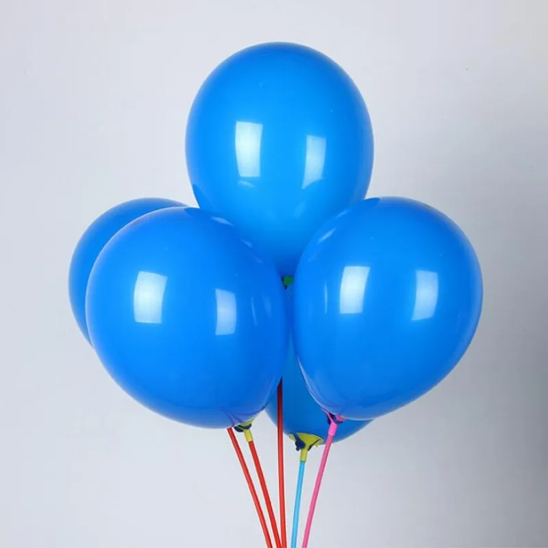 

Blue baloon 10 inch 2.2 g round latex ballon birthday party decorations adult romantic wedding balloons baby shower decors boy