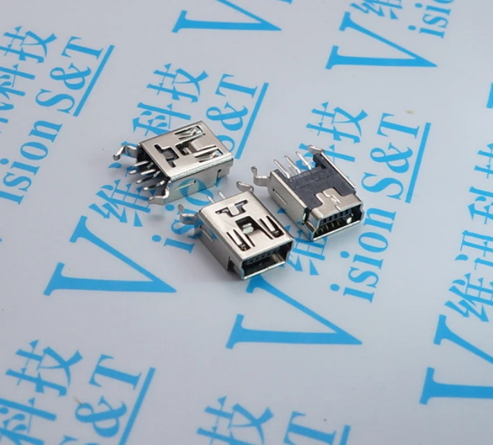 

MINI 5P Directly Insert Vertical USB A Copper USB Insert Plate Compass 180 Degree Directly Insert