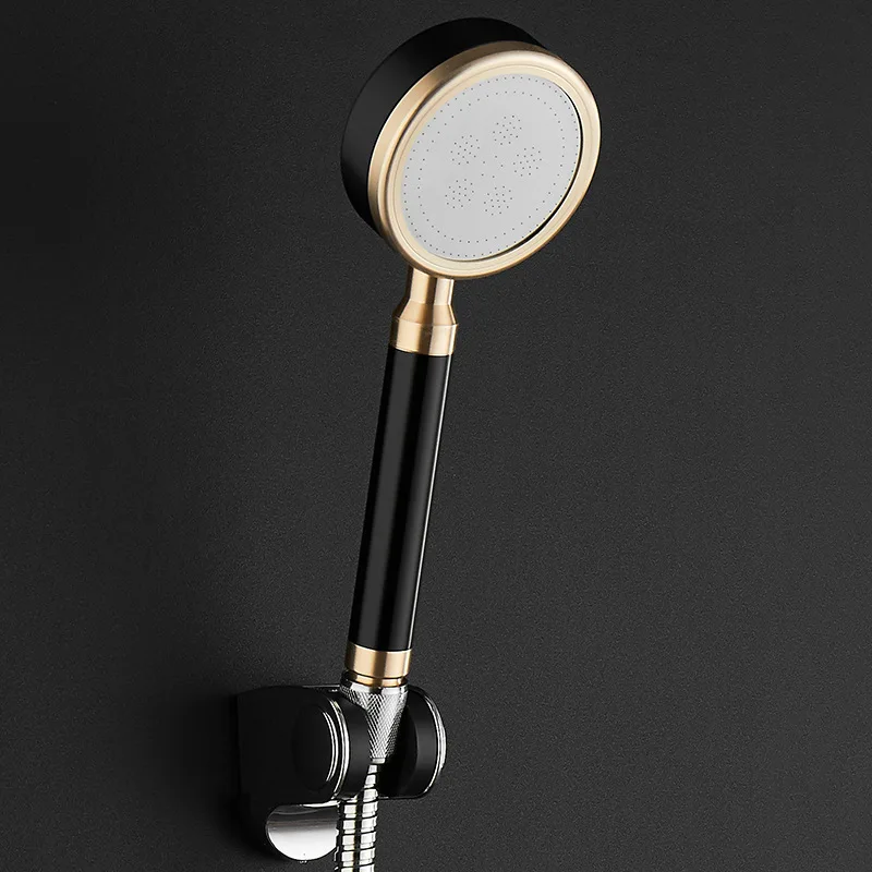 Shower Head Shower Bath Head Adjustable 3 Mode High Pressure Stone Stream Handheld With Negative Ion Activated Ceramic Balls