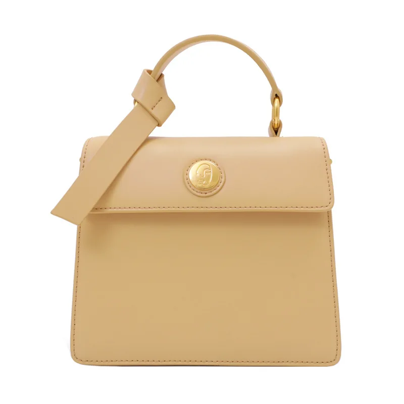 

New design solid color leather small square bag 2019 summer fashion organ hand shoulder shoulder diagonal package wholesale sale