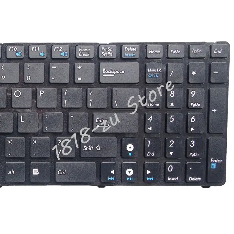  YALUZU  English Laptop keyboard FOR ASUS K70I K70ID F90 F50 F52 F52q X5DC X5DIJ X50IJ X5DIN K50 K50