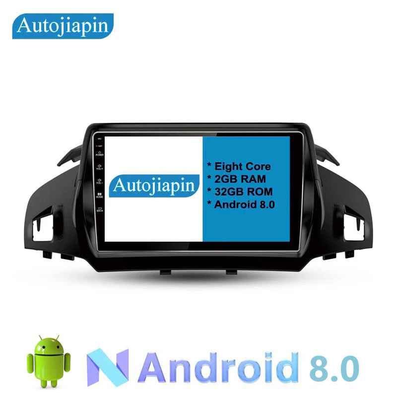 

AUTOJIAPIN 9 inches 2G RAM Android 8.0 Car GPS Navigation Radio System Stereo Media for Ford Kuga 2013-2016 With Touch Screen