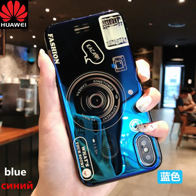 

Original For huawei nova 5 5i 5pro case Camera Blue Ray Phone Case for huawei nova 2 2S 2Plus 3 3i 3e 4 4e mate8 9 10 20 P20 30