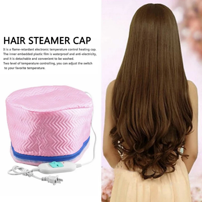 1pc Hair Steamer Cap Dryers Electric Hair Heating Cap Thermal Treatment