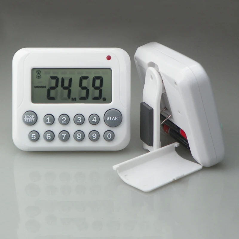 Горячая цифровой ЖК-дисплей подсчет вниз кухонная сигнализация Кухонный Таймер электронные часы Магнитный