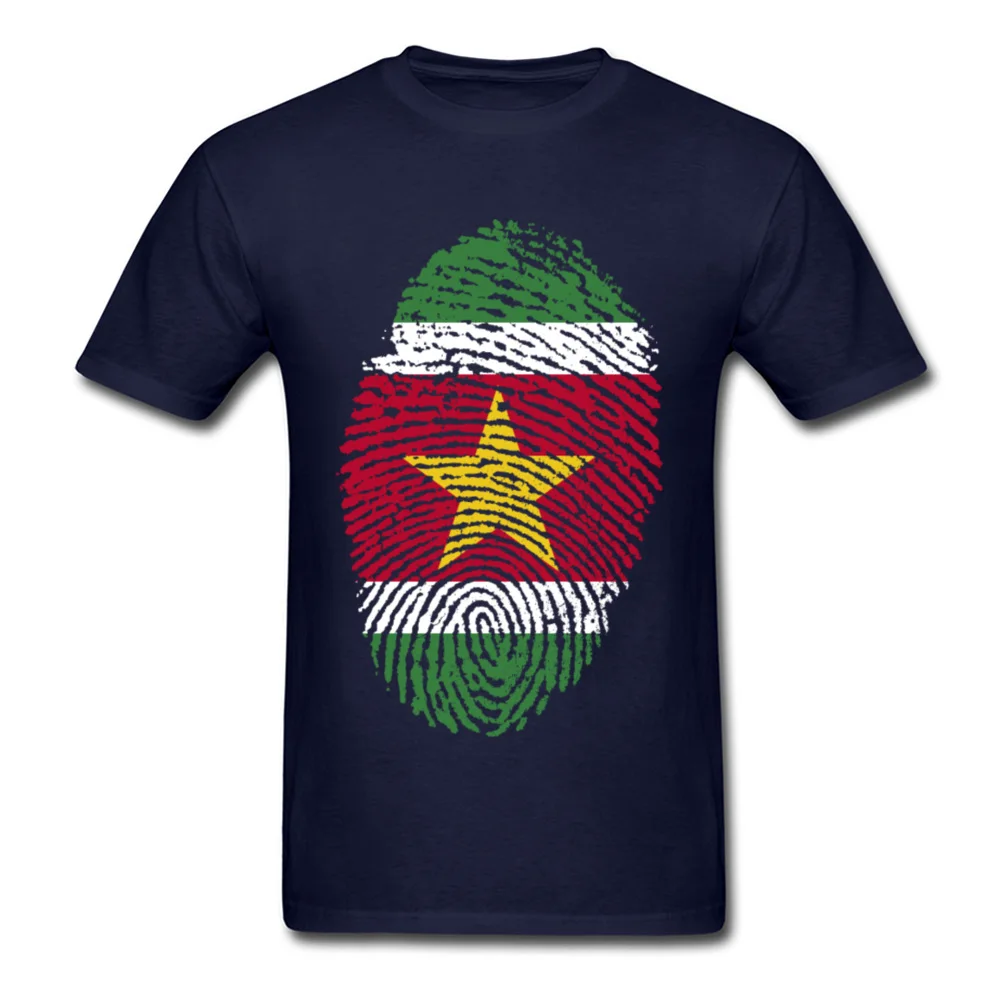 Suriname Flag Fingerprint_navy