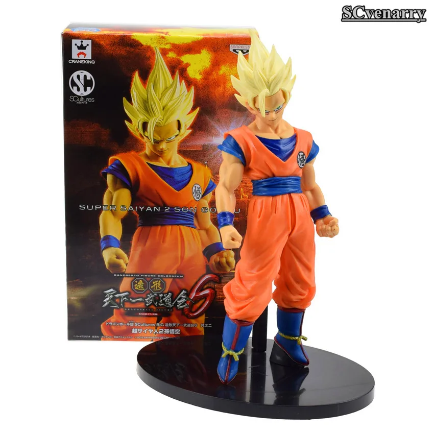 Аниме Dragon Ball Супер Saiyan 2 Сын Gokou Рисунок ПВХ Banpresto tenkaichi будокай модель Игрушки для