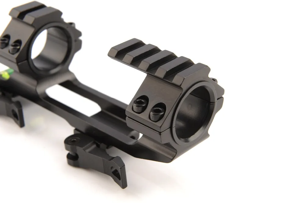 Base de Montagem com Espírito Acessório para a Caça Picatinny Trilho Âmbito Anel qd Buble Nível Arma 30mm - 25.4mm 16 Cheap Acessórios e suporte de extensão