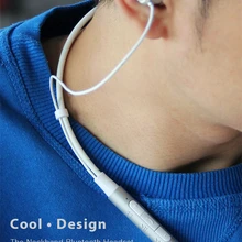 Спортивный нашейный Bluetooth Влагозащищенные наушники спортивные наушники для бега стерео наушники для мобильного телефона с микрофоном