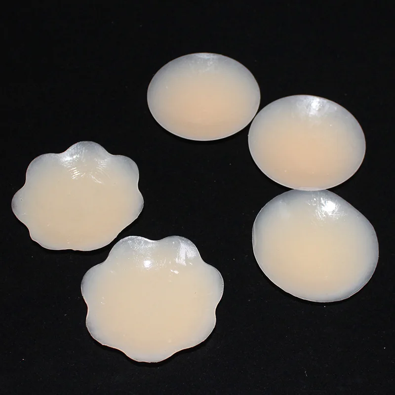 

nipple cover Self-adhesive silicone breast bra pie pad natural color nipple sticker close-fitting women's underwear ST-GT1-2