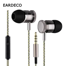 EARDECO In Ear Metal Wired Stereo Earphones Bass Wire Mp3 Sport Earphone Earbuds Headset with Mic Earpiece Earphone for phone EARDECO In Ear Metal Wired Stereo Earphones Bass Wire Mp3 Sport Earphone Earbuds Headset with Mic Earpiece Earphone for phone