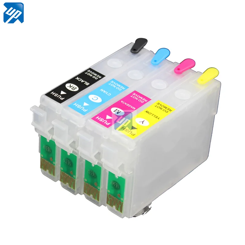 Набор из 5 перезаправляемых картриджей T1711 T1701 для Epson XP-103/XP-203/XP-207/XP-313/XP-413 XP-33 XP-406