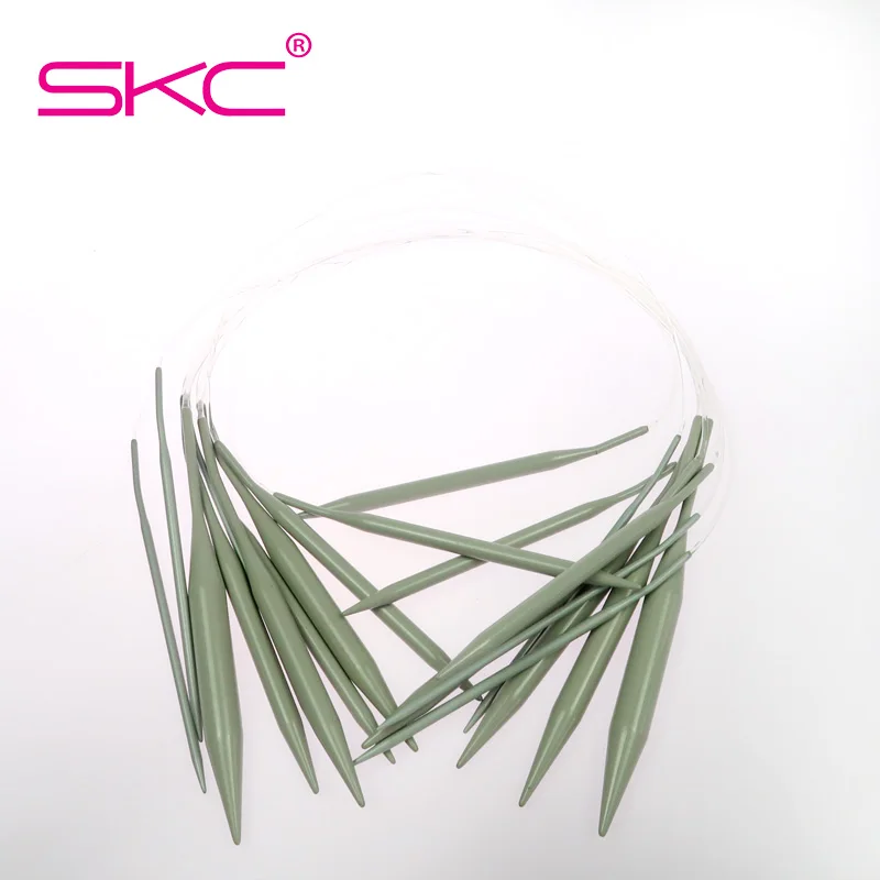 

SKC 60cm Circular Knitting Needles 2-8mm High Quality Aluminum Porcelain Surface Circular Knitting Needles Crochet Knitting Tool