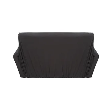 

Hot Sale Sofa Couch Stretch Covers Elastic Fabric Settee Protector Slipcover Two Seater Black 145-185cm