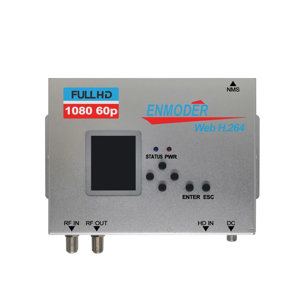 

H.264 Encoding HD-MI & AV to DVB-T and DVB-C 2IN1 Digital RF Encoder Modulator Via Web Control EMB380WHTC