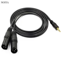 NOSYA 3.5mm turn XLR double male line - Swiss 3.5 audio cable balanced XLR line free shipping