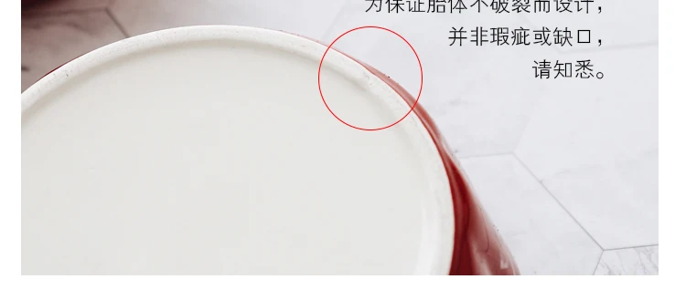 Вишневая чаша подглазурная ручная роспись фруктовый салатник ризотто горшки Милая чашка для закусок керамическая плита для выпечки соус горшки миска для риса CL122