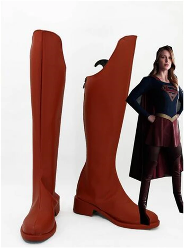 Zapatos de Cosplay de Supergirl para mujer, botas de película, disfraces de  fiesta de Carnaval y Halloween, zapatos rojos de Supergirl - AliExpress  Novedad y uso especial
