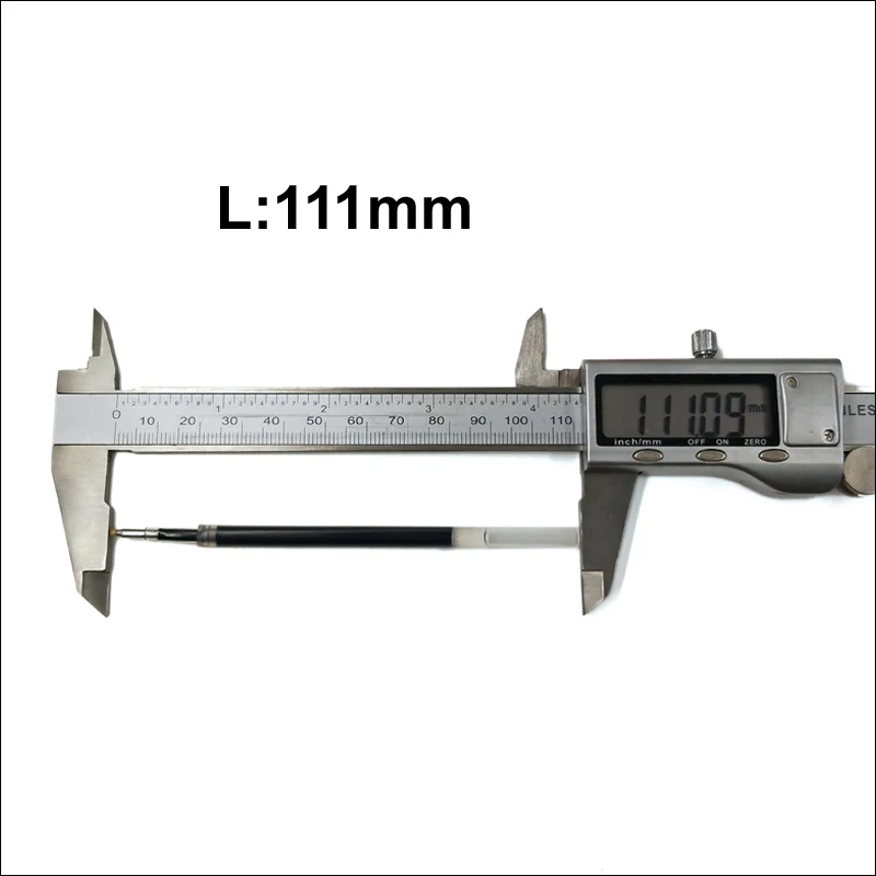 10 шт./партия толстый стержень Заправка для гелевой ручки 0,5 мм черные, голубые чернила заправка нейтральный Средний заправка роликовая ручка перо Длина 110 мм