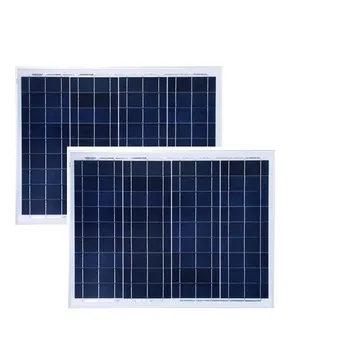 

Placa Solar 12v 50w 2 PCs Solar Panels 100w 24v Solar Charger Battery Campervan Autocaravana Caravan Car Camping Boat Ship LED