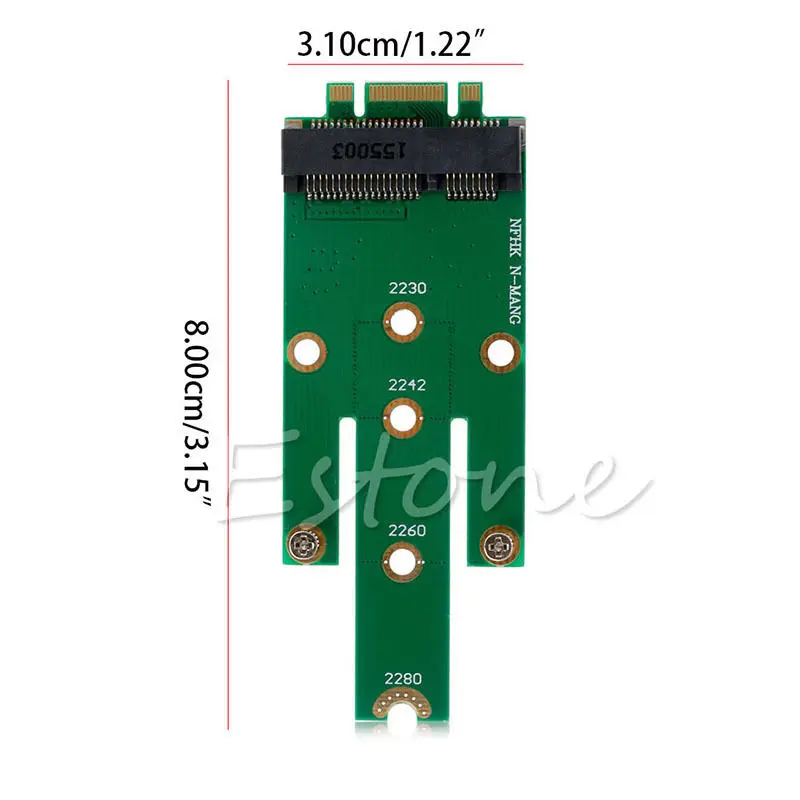 MSATA Mini PCI-E 3,0 SSD для NGFF M.2 B Ключ SATA Интерфейс адаптер карта Горячая