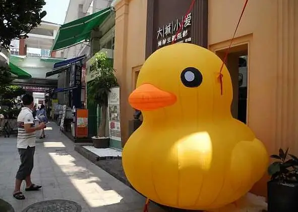 

3 Meters inflatable yellow duck advertising cartoon