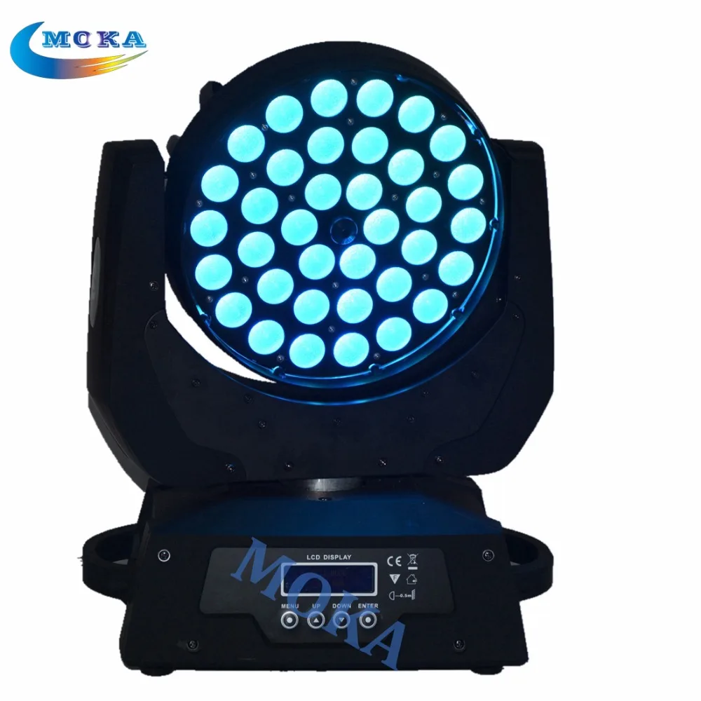 4pcs/lot 36x10w RGBW LED Moving Head Zoom Stage Effect Lightingwith Flight Case