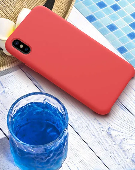Для Apple iphone X XR чехол защитный чехол Nillkin Flex Pure Тонкий Мягкий Жидкий Силиконовый противоударный чехол для телефона чехол для iphone XS 11 Pro MAX - Цвет: red