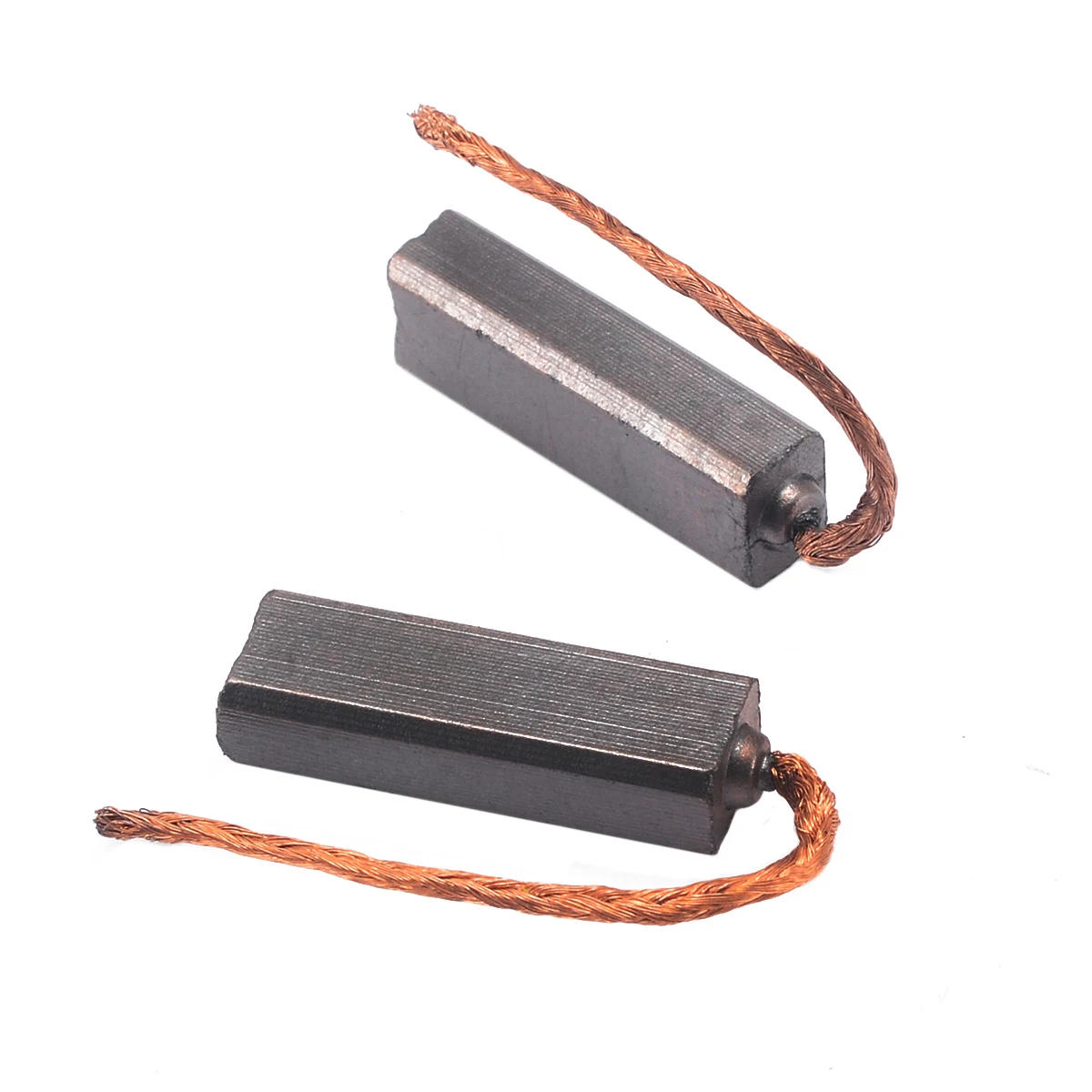 10pcs/set Mini Electric Motor Carbon Brushes Wire for Automotive Car Generator Generic Conductive Motor Brush 4.5X6.5X20mm