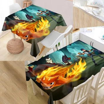 

Slugterra Custom Table Cloth Oxford Print Rectangular Waterproof Oilproof Table Cover Square Wedding Tablecloth