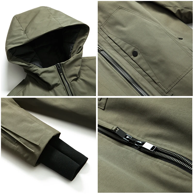 Pioneer Camp 2018 Warm hand design men brand clothing long winter thick warm duck down jacket male top quality AYR801411 Pioneer Camp 2018 Warm hand design men brand clothing long winter thick warm duck down jacket male top quality AYR801411