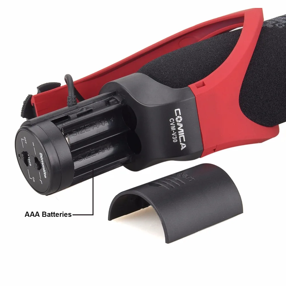 productimage-picture-commlite-comica-electrit-super-cardioid-directional-condenser-shotgun-video-microphone-for-video-and-interview-with-camera-camcorder-red-edi-34126