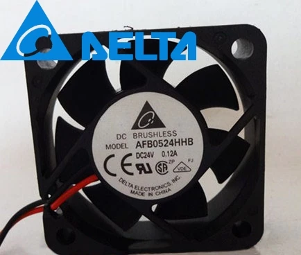 1 шт. AFB0524HHB 5 см 50 мм 24V 0.12A двойной шарикоподшипник Вентилятор охлаждения сервер 5015