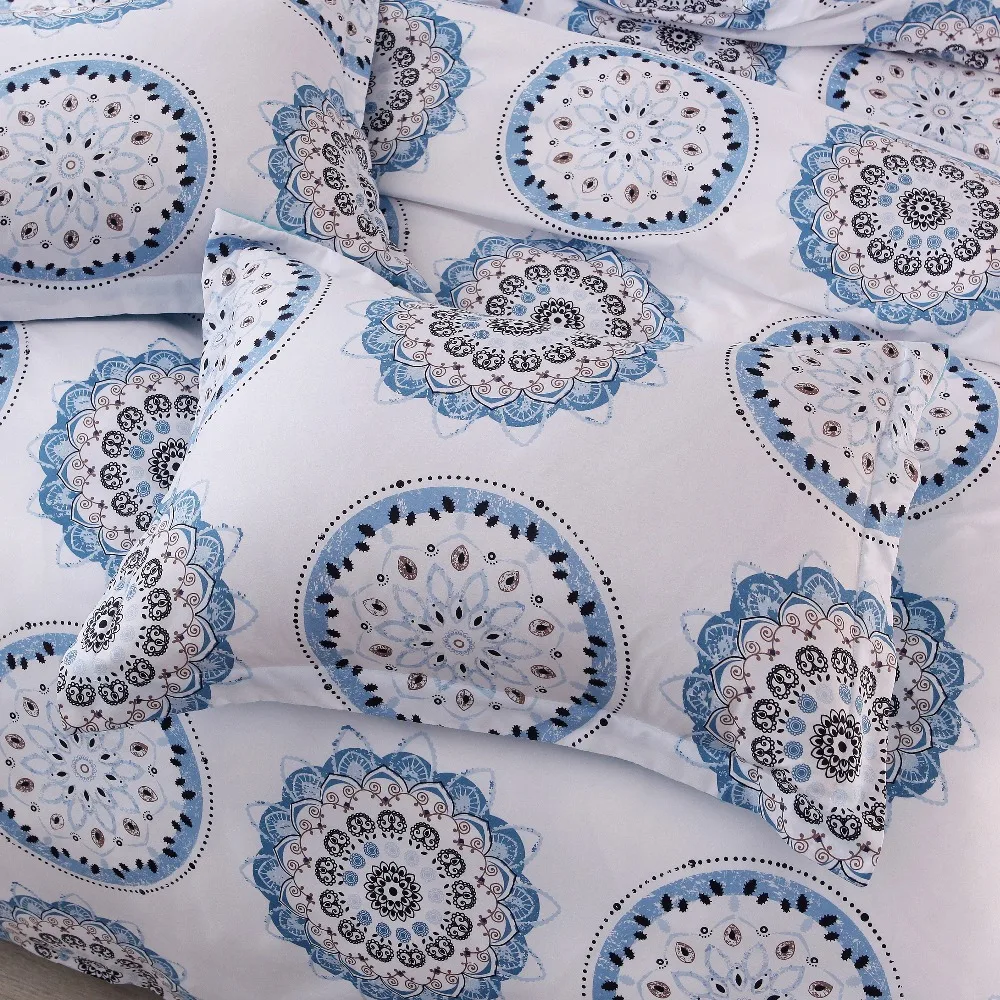 2019 Simple Bedding Set 3pcs2pcs Duvet Cover Pillowcase Single King Queen Size Comforter Cover Set With Pillow Sham No Sheet (9)