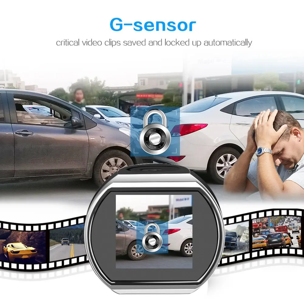 

Q1 1.54 Inch LCD Screen Mini Smart WiFi Car Dash Cam 1080P Full HD Video Recorder GPS Logger Night Vision Car DVR